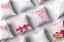 Conjunto de 4 Almofadas Decorativas Rosa Laço - Imagem 3