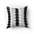 Conjunto de 4 Almofadas Decorativas Preto Coração - Imagem 5