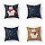 Conjunto de 4 Almofadas Decorativas Urso - Imagem 1