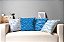 Conjunto de 4 Almofadas Decorativas Azul Ondas - Imagem 2