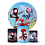 Kit Veste Facil Festa - Homem aranha cute - Imagem 1
