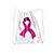 Sacochila personalizada - Outubro rosa Branco - Imagem 1