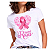 Camiseta/blusa Outubro rosa Branca - Imagem 1
