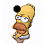 Almofada 3d - Homer - Simpsons - Imagem 1