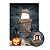 Painel Decorativo interativo vazado Halloween Caixão 2 - Imagem 1