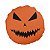 Almofada 3d - Halloween Abobora laranja - Imagem 1