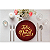 Sousplat Mesa Posta - Natal / Feliz Natal Vermelho - Imagem 1