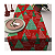 Caminho de Mesa Estampas - Natal Vermelho Árvores 2 - Imagem 1