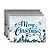 Jogo Americano Mesa Posta - Natal Branco Marry christmas - Imagem 1