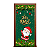 Capa De Porta Decorativo Tecido 0,85x2,10m - Natal Papai Noel 3 - Imagem 1