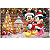 Painel Decorativo Retangular - Natal Mickey e minnie 2 - Imagem 1