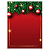 Painel Decorativo Vertical - Natal Vermelho - Imagem 1