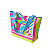 Bolsa Summer Light - Shapes Blue - Imagem 1