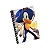 Adesivo de Caderno - Sonic - Imagem 1