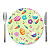 Sousplat Mesa Posta Páscoa verde claro - Imagem 1