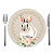 Sousplat Mesa Posta Páscoa 5 - Imagem 1