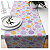 Caminho de Mesa Estampas - Páscoa ovinhos lilás - Imagem 1