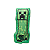 Almofada 3d - Creeper minecraft verde - Imagem 1