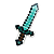 Almofada 3d - Minecraft Formato Espada Pixels Verde - Imagem 2