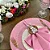 Guardanapos Para Mesa Posta - Páscoa Rosa claro - Imagem 2