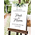 Placa Decorativo Casamento Fundo Branco  60x40 - Imagem 1