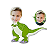 Almofadas 3D Fun - Coloque seu rosto no seu personagem Dino - Imagem 1