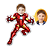 Almofadas 3D Fun - Coloque seu rosto no seu personagem homem de ferro - Imagem 1