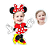 Almofadas 3D Fun - Coloque seu rosto no seu personagem minnie red - Imagem 1