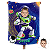 Toalha Fun poket infantil - Seu rosto no personagem Buzlaitir - Imagem 1