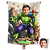 Toalha Fun poket infantil - Seu rosto no personagem Hulk - Imagem 1