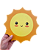 Placa decorativa Sol feliz - em Ps - Imagem 2