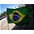 Bandeira Brasil  1,40 X 1m -  com tubete - Imagem 1