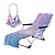 Capa de cadeira lounge chair - capa vira bolsa / mandala lilas - Imagem 1