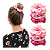 Kit de Scrunchies outubro rosa xuxinha de cabelo lembrancinha para clientes outubro rosa - Imagem 5