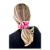Kit de Scrunchies outubro rosa xuxinha de cabelo lembrancinha para clientes outubro rosa - Imagem 3