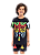 Pijama Kids Unissex Halloween Esqueleto Colorido - Imagem 1