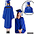 Beca,Toga, Bata, túnica unissex azul - para graduação adultos Personalizado - Imagem 1