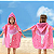 Toalha de praia com capuz - infantil bailarina - Imagem 2
