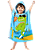 Toalha de praia com capuz - infantil dino - Imagem 1