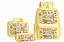 Kit Mochila Escolar - Bobbie goods amarelo - Imagem 1