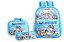 Kit Mochila Escolar - Labubu azul - Imagem 1