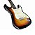 GUITARRA STRATO C/ BAG VINTAGE PLUS SUNBURST SST 62 TS SX - Imagem 3