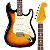 GUITARRA STRATO C/ BAG VINTAGE PLUS SUNBURST SST 62 TS SX - Imagem 1
