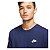 CAMISETA NIKE SW CLUB TEE MIDNIGHT BLUE MASCULINA TAMANHO G - Imagem 3