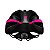 CAPACETE BIKE MTB WIN TAM M C/VISTA LIGHT PTO/ROSA Ref: HOCAP0238 Marca: HIGH ONE - Imagem 4