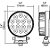Farol de milha Hella Valuefit 5RD Led 1.0 Curto alcance redondo - Imagem 6