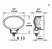 Hella Oval 100 Led Worklight (unit.) - Imagem 10