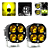 FAROL MILHA QUADRADO AMARELO 40W SCP-1240Y (UN) - Imagem 2