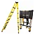 ESCADA TELESCOPICA ARTICULADA 2.5M+2.5M BOM-2804 - Imagem 2
