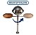 Churrasqueira Náutica Aço Inox 304 Overboat PT-320 Articulada com Mesa de Apoio (Popa) - Imagem 5